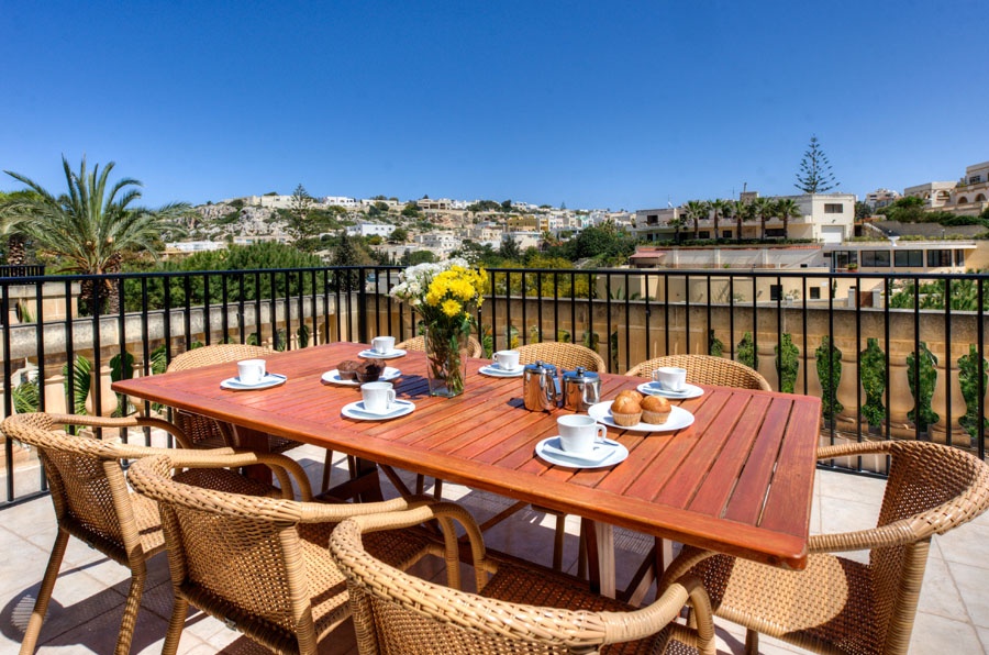 Терраса Villa Gardenia, Меллиха, Мальта PerLaMare Villa Gardenia Malta 06